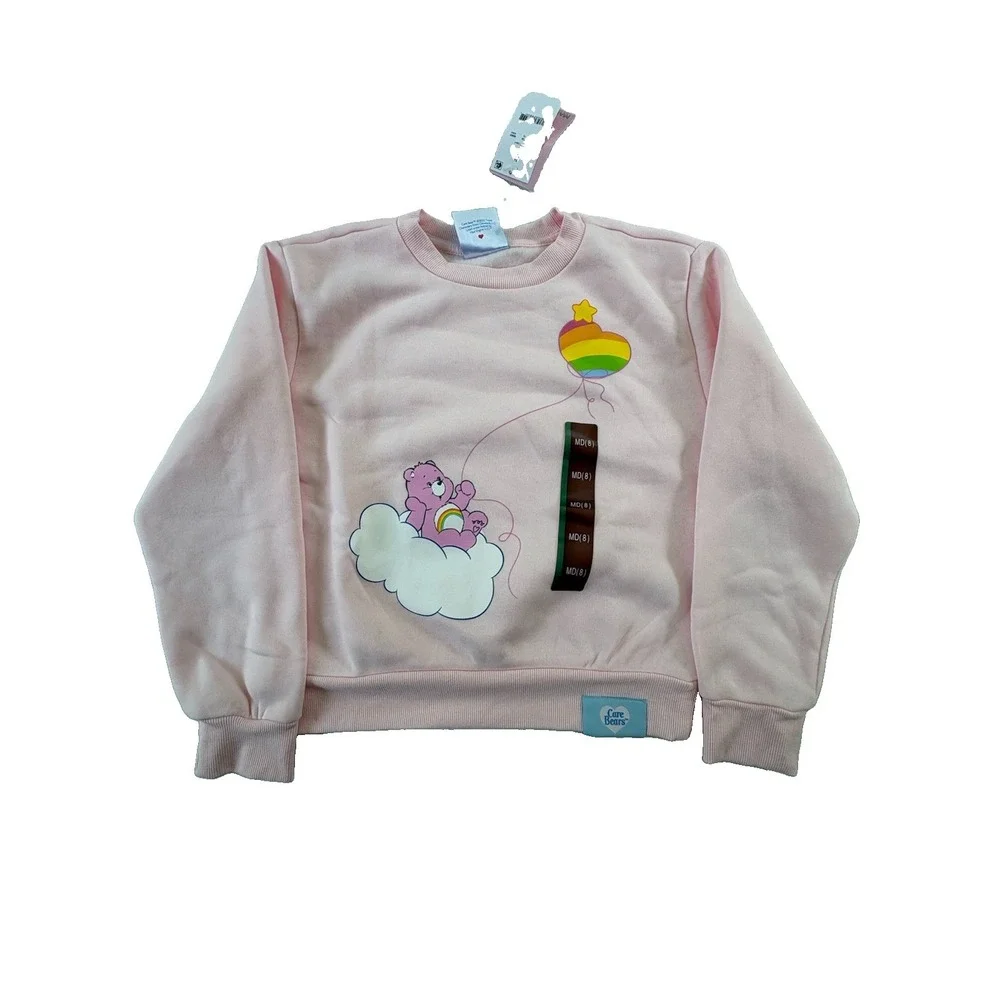 Mad Engine Care Bears Pink Sweatsuit Kids Medium (8) NWT